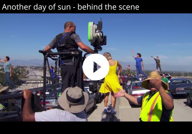 another day of sun behind the scene